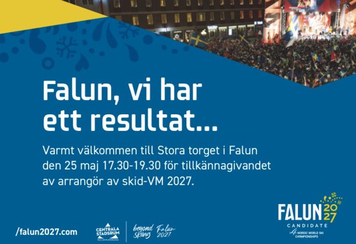 Falun… Vi har ett resultat!