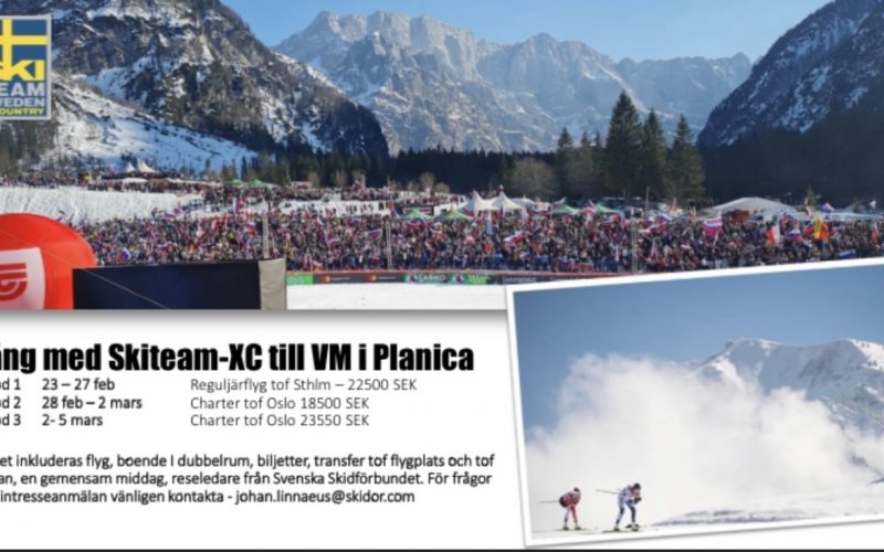 Följ med Skiteam-XC till Skid-VM i PLanica 23-27/2 2023